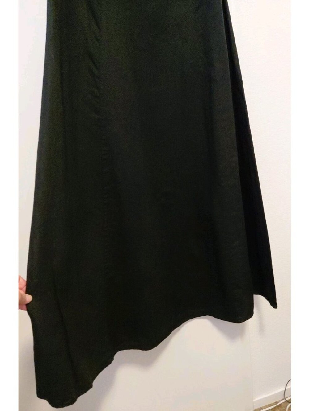 Limited America Black Sleeveless Maxi Dress 100% Linen Womens Size 8 - Picture 3 of 6
